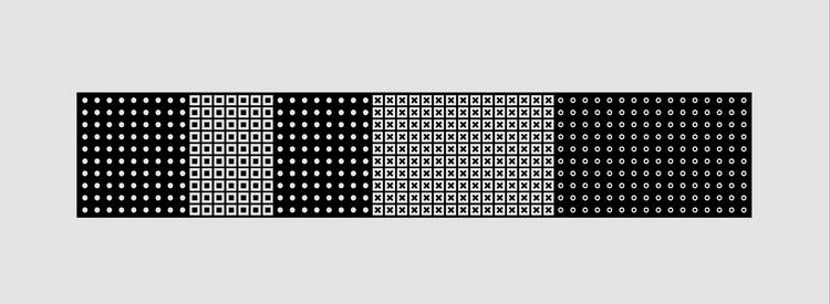 Visual representation of hexadecimal to binary conversion for use in programming and electronics