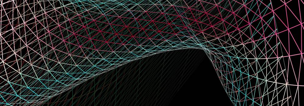 Abstract visual of data flow representing minified JSON speeding up web and API communication