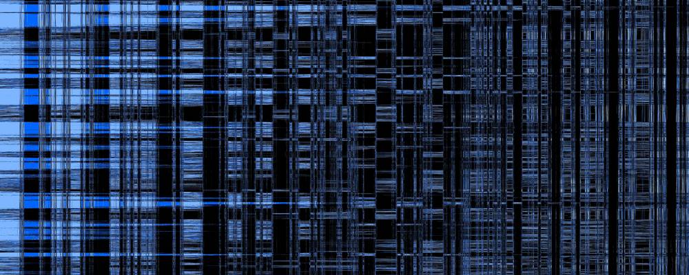 A conceptual image of digital binary code flowing across a computer screen, representing data conversion and information processing