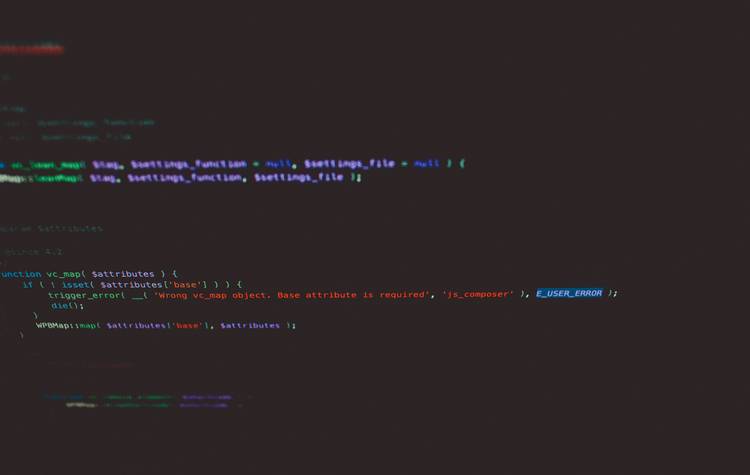 A developer using a code editor to troubleshoot mojibake and encoding problems on a website